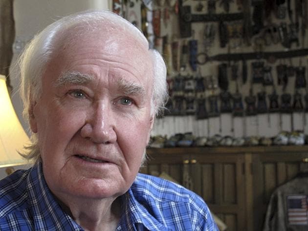 Forrest Fenn sits in his home in Santa Fe, N.M. A bronze chest filled with gold, jewels, and other valuables worth more than $1 million and hidden a decade ago somewhere in the Rocky Mountain wilderness has been found, according to famed art and antiquities collector Fenn who created the treasure hunt.(AP)