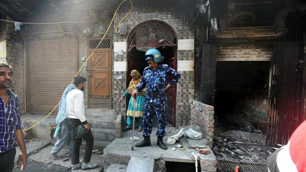 File photo of RAF personnel keeping vigil after violence at Shiv Vihar in New Delhi, on March 12.(Raj K Raj/HT File Photo) File photo of RAF personnel keeping vigil after violence at Shiv Vihar in New Delhi, on March 12.(Raj K Raj/HT File Photo)