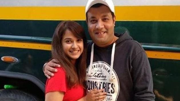 Varun Sharma poses with Disha Salian, who died of a suspected suicide on Monday.