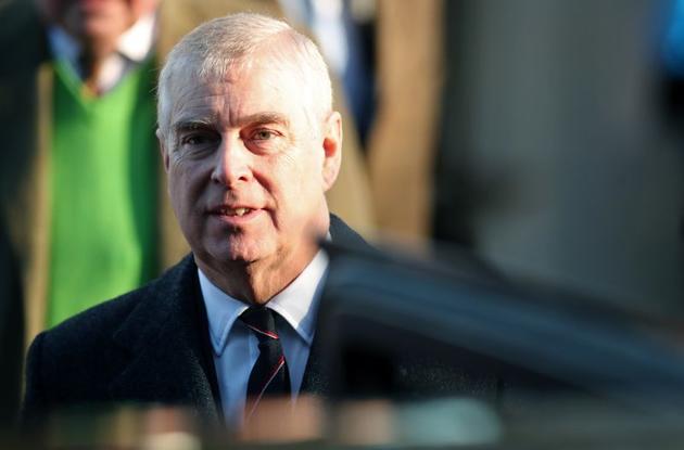 Britain's Prince Andrew leaves St. Mary the Virgin church in Hillington, near royal Sandringham estate, in Norfolk. (REUTERS) Britain's Prince Andrew leaves St. Mary the Virgin church in Hillington, near royal Sandringham estate, in Norfolk. (REUTERS)