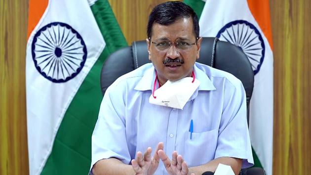 Delhi Chief Minister Arvind Kejriwal underwent a test for the coronavirus disease (Covid-19) on June 9. Kejriwal had isolated himself at home on June 7 after he developed a sore throat and mild fever and cancelled all of his meetings thereafter. (ANI)