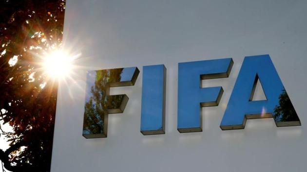 The logo of FIFA is seen in front of its headquarters in Zurich, Switzerland(REUTERS)