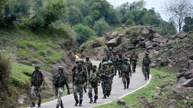 The operation was jointly carried out by the Jammu and Kashmir Police and Indian Army.(Representative Photo/ANI) The operation was jointly carried out by the Jammu and Kashmir Police and Indian Army.(Representative Photo/ANI)