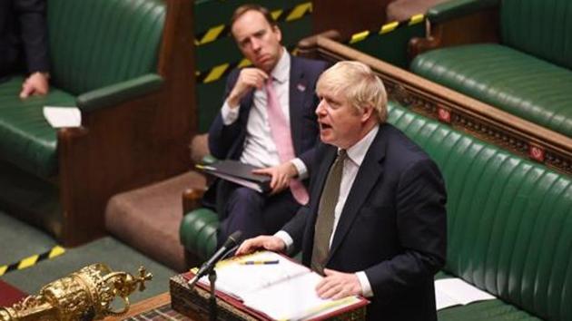 Johnson is battling plunging poll ratings as he seeks to navigate a route to reopen the British economy while avoiding a second spike in infections. (Reuters) Johnson is battling plunging poll ratings as he seeks to navigate a route to reopen the British economy while avoiding a second spike in infections. (Reuters)