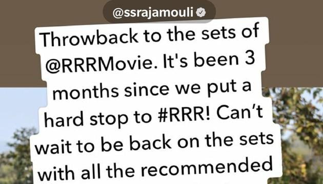 RRR is SS Rajamouli’s next big film after Baahubali series.