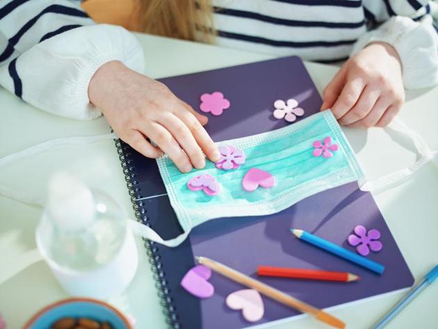 Some DU aspirants are taking YouTube tutorials to design their own masks, to flaunt them on campus. (PHOTO: Shutterstock) Some DU aspirants are taking YouTube tutorials to design their own masks, to flaunt them on campus. (PHOTO: Shutterstock)