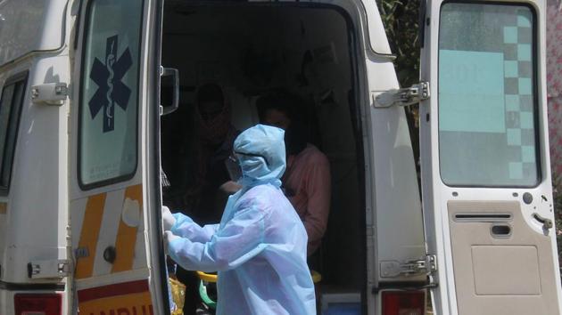 Hospital authorities said that they are trying to make their staff feel secure as the biggest worry for health workers is exposing their families to the coronavirus. (Yogendra Kumar/HT file photo) Hospital authorities said that they are trying to make their staff feel secure as the biggest worry for health workers is exposing their families to the coronavirus. (Yogendra Kumar/HT file photo)