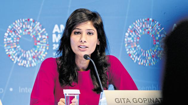 Gita Gopinath, chief economist at the International Monetary Fund (IMF)(Bloomberg File Photo)