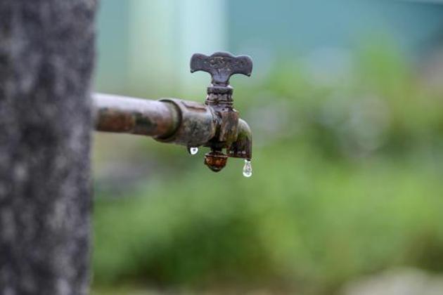 The project is aimed at providing high-pressure water supply in city.(AFP)