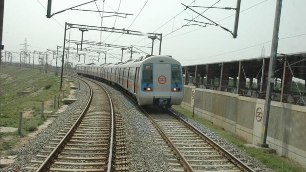 The official Twitter account of Delhi Metro posted an image of a metro train. (Twitter/@OfficialDMRC) The official Twitter account of Delhi Metro posted an image of a metro train. (Twitter/@OfficialDMRC)
