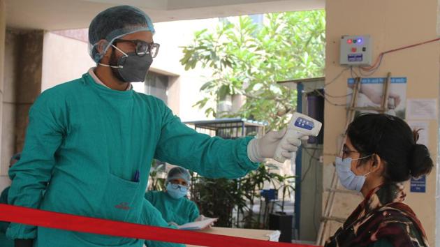 On Wednesday, Gurugram recorded 217 new cases, taking the total number of positive cases in the district to 2,546.(Yogendra Kumar/HT file photo)