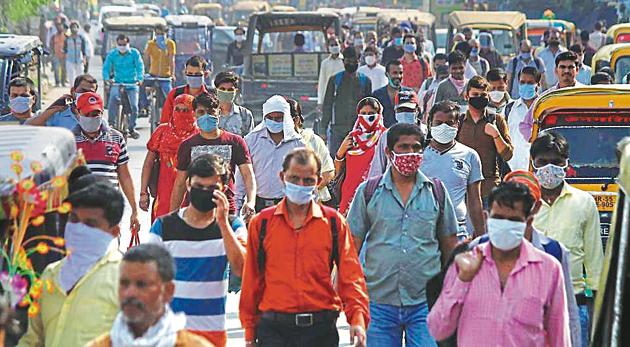 Gurugram recorded 191 fresh Covid-19 positive cases on Thursday.(Yogendra Kumar/HT PHOTO) Gurugram recorded 191 fresh Covid-19 positive cases on Thursday.(Yogendra Kumar/HT PHOTO)