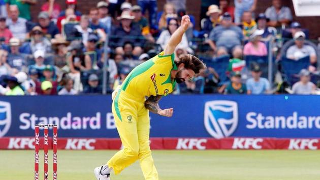 Australia's Kane Richardson in action.(Action Images via Reuters)