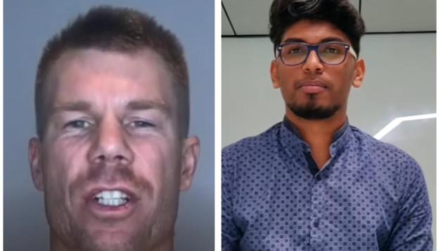 David Warner and Shreyas.(HT Collage) David Warner and Shreyas.(HT Collage)