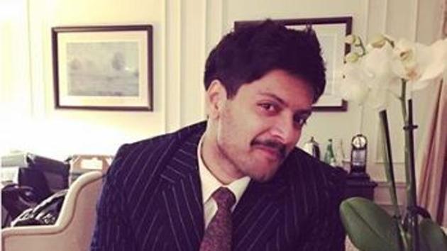Ali Fazal in London, while filming Death on the Nile.