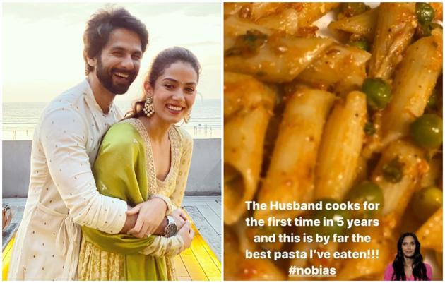 Shahid Kapoor cooked pasta for Mira Rajput.