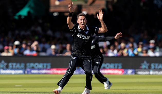 Trent Boult’s first hat-trick came against Pakistan at Abu Dhabi in 2018 when he dismissed Fakhar Zaman, Babar Azam and Mohammad Hafeez as New Zealand won by 47 wickets. The second one was even more special as just after a year, Boult became the 10th bowler to claim a hat-trick at the World Cup as against Australia, he dismissed Usman Khwaja, Mitchell Starc and Jason Behrendorff at Lord’s in a 2019 World Cup match. (Getty Images)