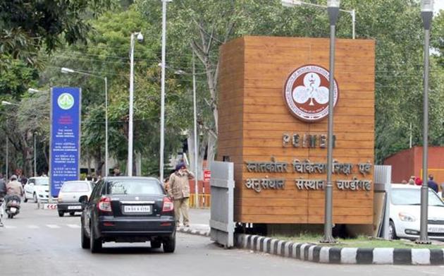 The Post Graduate of Medical Education and Research retained its second ranking for the third year in the National Institutional Ranking Framework listing.(HT Photo) The Post Graduate of Medical Education and Research retained its second ranking for the third year in the National Institutional Ranking Framework listing.(HT Photo)
