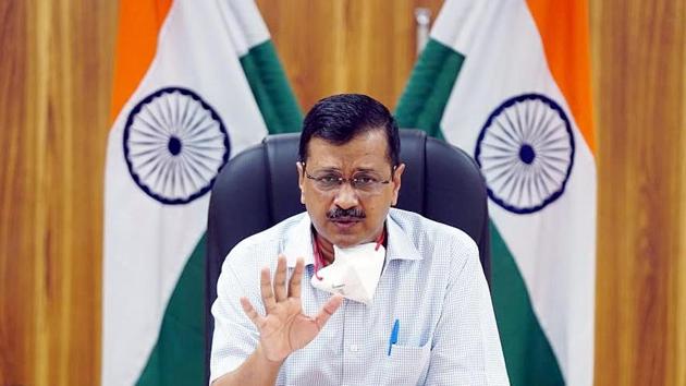 Delhi Chief Minister Arvind Kejriwal at a digital press conference over the COVID-19 crisis on June 10. The spike in cases comes in a week when the government begun preparations to add over a 100,000 beds, an exercise described as “an unprecedented challenge” by the Chief Minister. During the press conference, Kejriwal said Delhi would need 65,000 beds by mid-July and 150,000 by the end of July, reported HT. (HT Photo) Delhi Chief Minister Arvind Kejriwal at a digital press conference over the COVID-19 crisis on June 10. The spike in cases comes in a week when the government begun preparations to add over a 100,000 beds, an exercise described as “an unprecedented challenge” by the Chief Minister. During the press conference, Kejriwal said Delhi would need 65,000 beds by mid-July and 150,000 by the end of July, reported HT. (HT Photo)