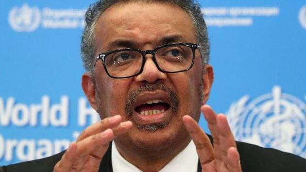 Director-General of the WHO Tedros Adhanom Ghebreyesus was speaking after concerns have been raised that some countries including the United States could hoard any vaccines or drugs they develop to combat Covid-19, with poorer countries not getting access to the treatments they need.(REUTERS)