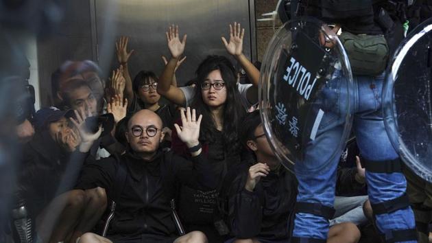China’s National People’s Congress ratifies a decision to develop national security laws for Hong Kong. Chinese and Hong Kong leaders say the protests created an urgent need for such laws. (AP file photo) China’s National People’s Congress ratifies a decision to develop national security laws for Hong Kong. Chinese and Hong Kong leaders say the protests created an urgent need for such laws. (AP file photo)