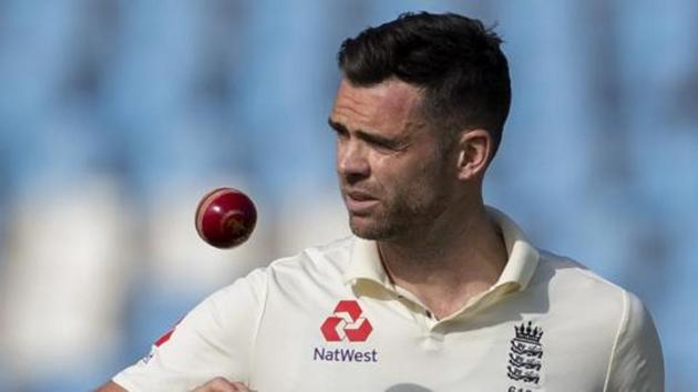 England's bowler James Anderson(AP)