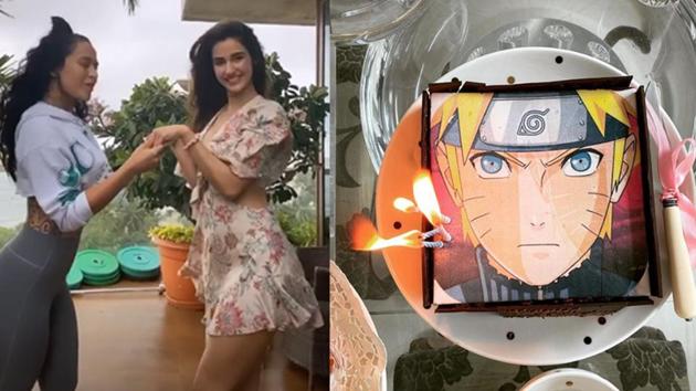 Disha patani birthday naruto cake