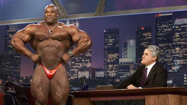 Ronnie Coleman at Jay Leno show(Jay Leno show)