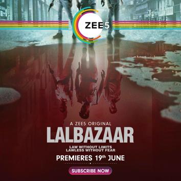 Ajay Devgn shared the teaser of cop drama Lalbazaar.