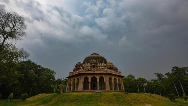 Lodhi Gardens is a city park placed in New Delhi. Spanning over 90 acres. (Amal KS/HT PHOTO)