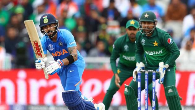 Virat Kohli of India plays against a match against Pakistan.(Getty Images)