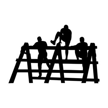 One of the best ways to get a workout, which trains the cardiovascular and the muscular system at the same time is usually a form of Obstacle Course Running (Shutterstock) One of the best ways to get a workout, which trains the cardiovascular and the muscular system at the same time is usually a form of Obstacle Course Running (Shutterstock)