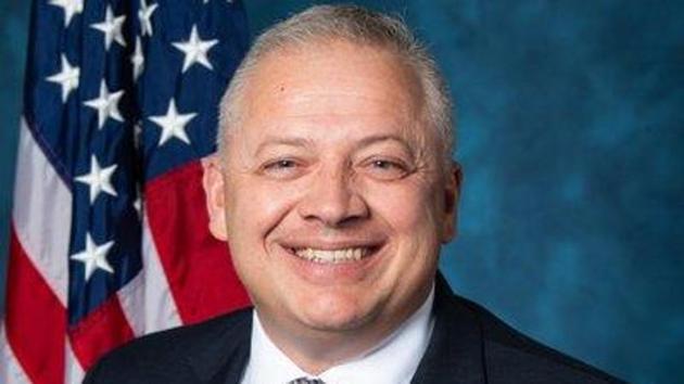 Riggleman, a member of the conservative House Freedom Caucus, upset many Republicans in his district last summer when he officiated the wedding of two male campaign aides. (@RepRiggleman) Riggleman, a member of the conservative House Freedom Caucus, upset many Republicans in his district last summer when he officiated the wedding of two male campaign aides. (@RepRiggleman)