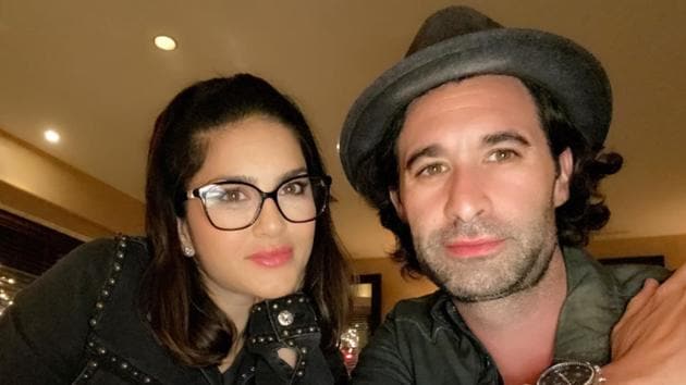 Sunny Leone posted a new picture with husband Daniel Weber.