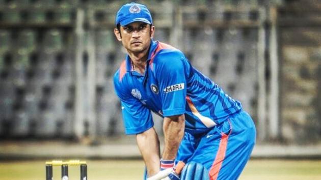 Sushant Singh Dhoni as MS Dhoni in M.S. Dhoni: The Untold Story. Sushant Singh Dhoni as MS Dhoni in M.S. Dhoni: The Untold Story.