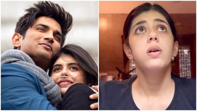 Sanjana Sanghi has shared an emotional video message on the death of Sushant Singh Rajput.