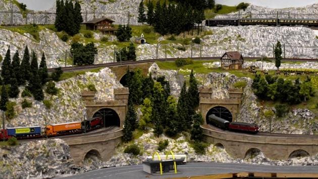 A model train crosses a tunnel in an idyllic scene at the Backo Mini Express Museum . With over 150 trains Urbic has turned his lifelong passion into an impressive model railways museum in Croatia’s capital. (Denis Lovrovic / AFP) A model train crosses a tunnel in an idyllic scene at the Backo Mini Express Museum . With over 150 trains Urbic has turned his lifelong passion into an impressive model railways museum in Croatia’s capital. (Denis Lovrovic / AFP)