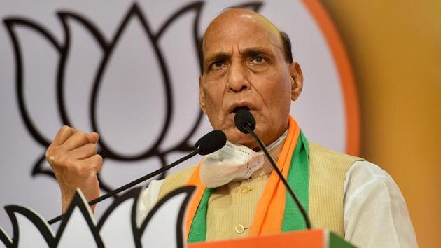 Union Defence Minister and senior BJP leader Rajnath Singh (PTI photo) Union Defence Minister and senior BJP leader Rajnath Singh (PTI photo)