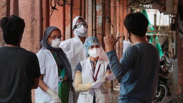 Till now, some 1.3 lakh Covid-19 samples have been tested in five centres in Jaipur. Of these, 89,000 tests were of Jaipur and the rest were from other districts. (Himanshu Vyas/HT file photo) Till now, some 1.3 lakh Covid-19 samples have been tested in five centres in Jaipur. Of these, 89,000 tests were of Jaipur and the rest were from other districts. (Himanshu Vyas/HT file photo)