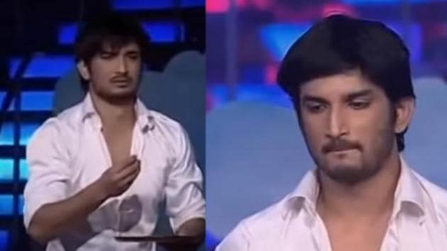 Sushant Singh Rajput during the Jhalak Dikhhla Jaa performance.