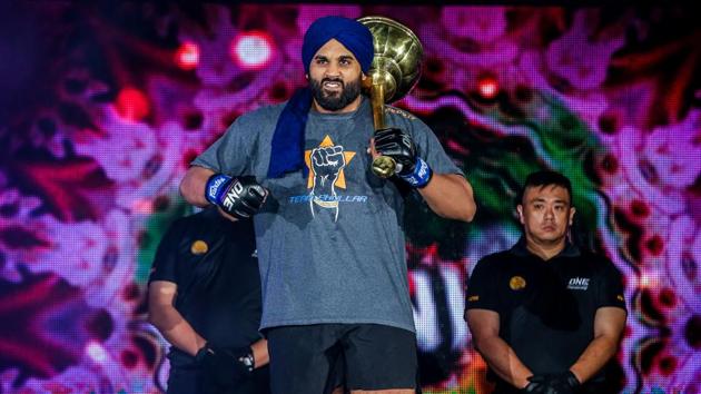 Arjan Singh Bhullar. (ONE Championship) Arjan Singh Bhullar. (ONE Championship)