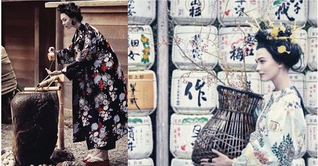 Phyllis Posnick styled Karlie Kloss for an on-location shoot in Japan’s Ise-Shima National Park, with photographer Mikael Jansson. Kloss is seen visiting a tea house, posing with a sumo wrester, and carrying a basket of cherry blossoms. In 1966, Diana Vreeland pulled off the legendary Avedon-lensed “The Great Fur Caravan” in Japan without appropriating the culture, yet in 2017 Vogue US somehow still manage to f*ck it up. Kloss apologized after the back-lash, saying she was “truly sorry for participating in a shoot that was not culturally sensitive”. (Diet Prada Instagram)