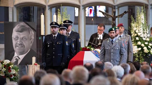 German prosecutors said on April 2020 they had formally charged a known neo-Nazi with the June 2019 murder of a pro-refugee politician. Federal investigators said 45-year-old Stephan Ernst drove to Walter Luebcke’s house in Wolfhagen near Kassel, on the evening of June 1, 2019 and crept up under cover of darkness to the terrace where Luebcke sat before shooting him in the head with a revolver. (AFP) German prosecutors said on April 2020 they had formally charged a known neo-Nazi with the June 2019 murder of a pro-refugee politician. Federal investigators said 45-year-old Stephan Ernst drove to Walter Luebcke’s house in Wolfhagen near Kassel, on the evening of June 1, 2019 and crept up under cover of darkness to the terrace where Luebcke sat before shooting him in the head with a revolver. (AFP)