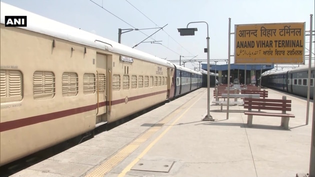 Around 300 isolation coaches at the Anand Vihar terminal in east Delhi will be used for people with mild symptoms of Covid-19. (ANI) Around 300 isolation coaches at the Anand Vihar terminal in east Delhi will be used for people with mild symptoms of Covid-19. (ANI)