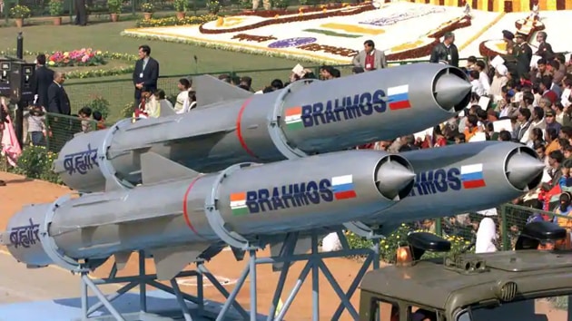 Brahmos missiles are displayed during the annual Republic Day Parade, New Delhi.(File photo)