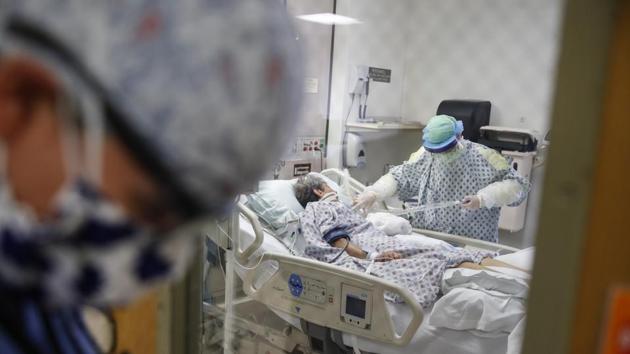 Researchers said there was no benefit from dexamethasone among the Covid-19 patients who did not require respiratory support. (AP File Photo used for representational purpose only) Researchers said there was no benefit from dexamethasone among the Covid-19 patients who did not require respiratory support. (AP File Photo used for representational purpose only)