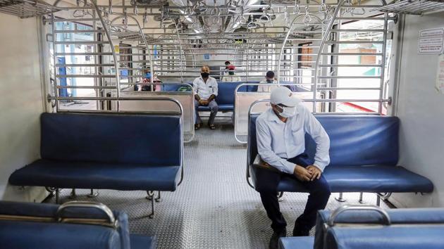 The Central Railways (CR) received the number of passengers boarding from railway stations from the state government and BMC. Employees were asked to report early and train timings have also been coordinated with office shift timings, a senior CR official told HT. (PTI) The Central Railways (CR) received the number of passengers boarding from railway stations from the state government and BMC. Employees were asked to report early and train timings have also been coordinated with office shift timings, a senior CR official told HT. (PTI)