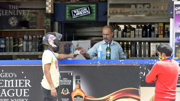 The accused used to fill cheap liquor in branded scotch bottles and sold it at premium prices. This is fifth arrest is the case so far.(Photo for representational purpose only) The accused used to fill cheap liquor in branded scotch bottles and sold it at premium prices. This is fifth arrest is the case so far.(Photo for representational purpose only)