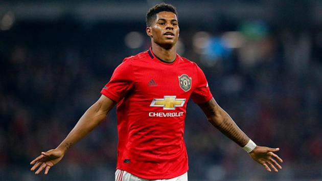 Marcus Rashford celebrates a goal for Manchester United. (Getty Images) Marcus Rashford celebrates a goal for Manchester United. (Getty Images)
