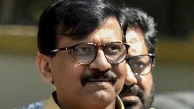 File phto: Shiv Sena leader Sanjay Raut. (Kunal Patil/HT Photo) File phto: Shiv Sena leader Sanjay Raut. (Kunal Patil/HT Photo)